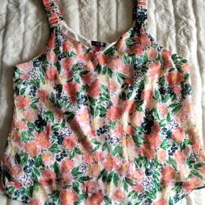 Vince Camuto Floral Sleeveless Top